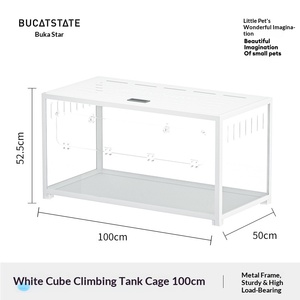 Classic Extra Large Villa Metal Transparent Anti Bite Customizable OEM Breeding Box Hamster Cage - Product Image 5