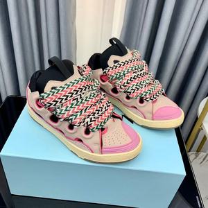 High Quality Famous brand Private Customized Lanvens <b>Shoes</b> Luxury Men and Women Fashion <b>Shoes</b> Lanvens Thick Casual Sneaker - Product Image 3