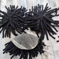Perruque Lace Front Wig naturelle, cheveux humains, Style Dreadlock, HQ Super Cool, hommes, Stock uni