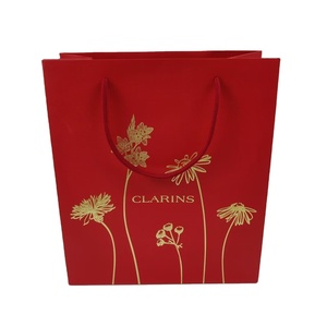 Sac cadeau en carton ivoire de grande marque pour rouge à lèvres et parfum, sac en papier cosmétique de gros avec rouge à lèvres, emballage cosmétique haut de gamme - Product Image 6