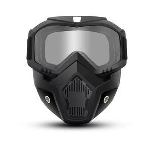 <span class=keywords><strong>Occhiali</strong></span> <span class=keywords><strong>da</strong></span> <span class=keywords><strong>Sole</strong></span> Sportivi Polarizzati per Casco <span class=keywords><strong>da</strong></span> Moto, Montatura Senza Bordi, Antivento, Resistenti alla Sabbia e ai Raggi UV, Maschera a Forma di Teschio Completa - Product Image 1