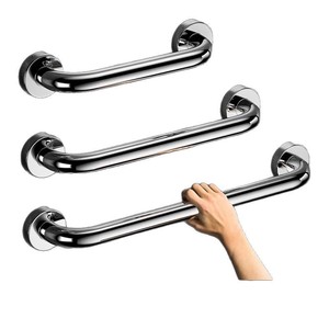 Barra de seguridad para inodoro de acero inoxidable Rui, izquierda y derecha, 304, soporta 66 kg, para discapacitados y ancianos, barra de apoyo para baño - Product Image 5