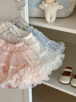 Jupe tutu en maille pour bébé pantalon printemps et été nouvelle robe de princesse pour filles vêtements de bébé à la mode