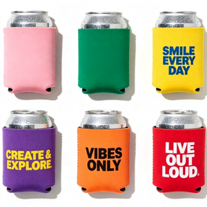 Fundas <span class=keywords><strong>de</strong></span> Neopreno Delgadas Personalizables para Bebidas, Enfriador <span class=keywords><strong>de</strong></span> Botellas <span class=keywords><strong>de</strong></span> Cerveza Aislado con Característica Impermeable, Enfriador <span class=keywords><strong>de</strong></span> Latas con Logotipo Personalizado - Product Image 1