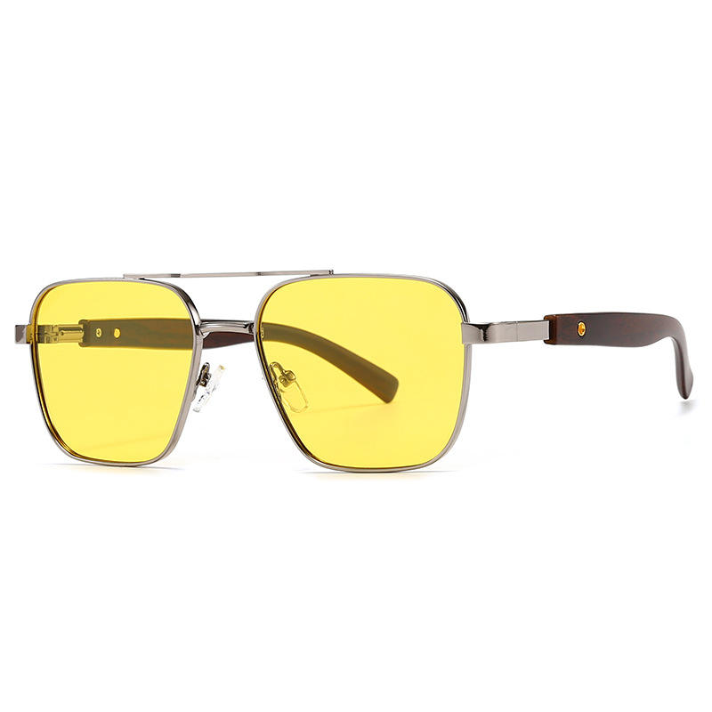 C2 marco plateado amarillo