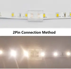 חדש קריסטל קליפ חוט 10mm IP20 IP65 עמיד למים 2Pin 3Pin 4Pin 5Pin נשי אני סוג LED רצועת מחבר