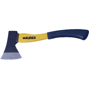 Ascia Maurer 800g in Acciaio ad Alto Tenore di Carbonio con Manico in Fibra di Vetro per Campeggio e Taglio, Prodotta in Italia, Modello MAU86619 - Product Image 1