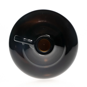 Shanghai Linlang vente en gros PALLA balançoire 64oz 2L ambre growler bouteille en verre ronde avec balançoire haut et poignée - Product Image 5