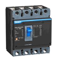 CHINT NXM-250H certifié CE 3P 4 P disjoncteurs à boîtier moulé 50ka capacité de rupture matériau Polyester vente chaude 3/4 phases
