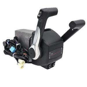 Accessoires pour bateaux - Boîte <span class=keywords><strong>de</strong></span> commande latérale simple/double compatible avec les moteurs hors-bord Yamaha (commande d'accélérateur et <span class=keywords><strong>de</strong></span> démarrage) - Product Image 1