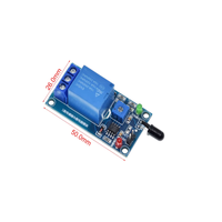 Module de détection de flamme infrarouge IR Baixinda 1 canal 5V/12V, module de relais d'alarme incendie, kit électronique à monter par soudure