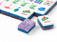 Fichas de Mahjong de Mármol de Lujo con Textura Brillante para Producción de Juegos de Mesa Personalizados, Creación de Juegos Personalizados