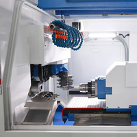 Torno CNC Automático de 5 Ejes Tipo Suizo SL125 con Doble Husillo para Torneado de Metal a Alta Velocidad, Fabricante Directo de Fábrica en China