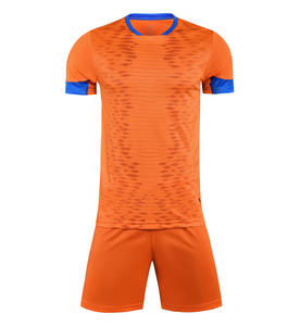 Kunden spezifische Großhandel Fußball Trikots Atmungsaktiver Stoff 100% Polyester Herren Sport Fußball Trikots Kunden spezifische Fußball Trikots - Product Image 5