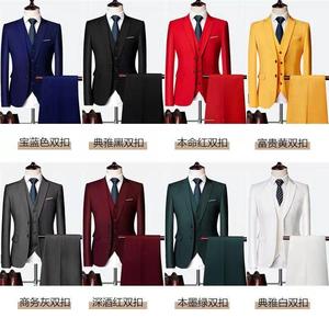 Nuovi Completi da Uomo 2026 in 2 e <span class=keywords><strong>3</strong></span> Pezzi, Abito Slim Fit Nero per Matrimonio, Giacca Blazer - Product Image 5