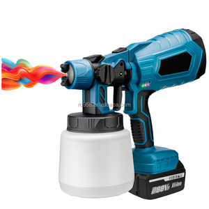 Pistola de Pintura Eléctrica sin Aire de Gran Capacidad, 21V, Industrial y Doméstica, a Batería, para Pintar con Látex - Product Image 6