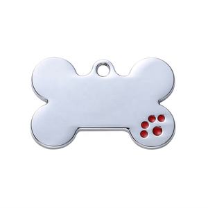 <span class=keywords><strong>Collar</strong></span> colgante antipérdida para mascotas, colgante con grabado de Metal, etiqueta de nombre de identificación de Mascota, gato, perro, nombre DIY, número de teléfono, placa de identificación, venta al por mayor - Product Image 3