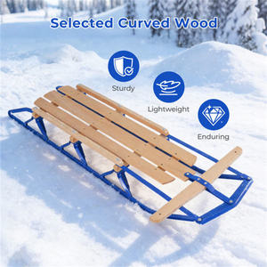 Trineo de Nieve para Adultos y Niños, Tela Oxford Impermeable 600D, Correa de Remolque - Product Image 5