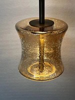 Lustre moderne de luxe en verre ambré, LED, garantie 3 ans, anti-éblouissement, pour salle à manger, hôtel, restaurant, décoratif