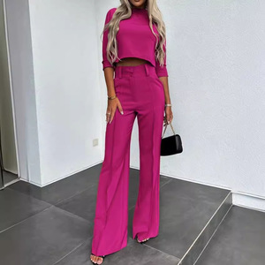 Conjunto De Dos Piezas De Traje Casual De <span class=keywords><strong>Moda</strong></span> Para <span class=keywords><strong>Mujer</strong></span> - Product Image 5