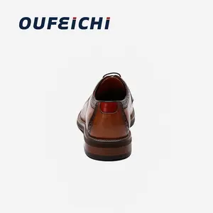 Zapatos de marca privada Diseñador de lujo Hombres Vestido Oficina Cuero Oficial Zapatos Oxford puntiagudos