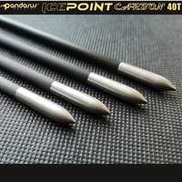 Flèche en carbone pur Pandarus Icepoint ID0.125\" 3.2mm 40 tonnes pour tir à l'arc, flèche de tir sur cible