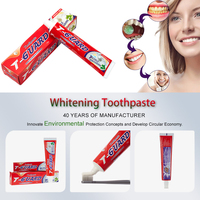 Dentifrice au gel au fluorure aromatisé à la menthe, marque personnalisée, perles bon marché, ultra blanchissant pour les dents