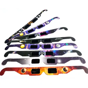 Заводская цена сертифицированные ISO 3D бумажные солнечные затмения очки для просмотра Затмения