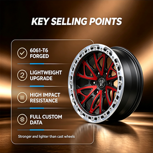Jantes forgées 6X139.7 5x150 5x127 6x135 17X8 18X8.5 pour Toyota 4Runner Tundra Land Cruiser Prado 150 200 FJ Cruiser - Product Image 3