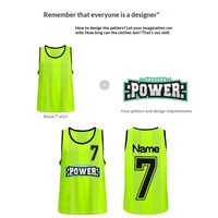 Rompi Latihan Olahraga Tanpa Lengan Bahan Polyester Bernapas dengan Cetakan Transfer Panas, Bergaris, Unisex Dewasa untuk Basket dan Sepak Bola