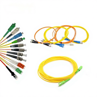 Cable de Fibra Óptica Monomodo G657 de Alta Precisión y Estabilidad, Conector SC, Revestimiento de PVC, Equipo de Banda Ancha para Sala de Telecomunicaciones
