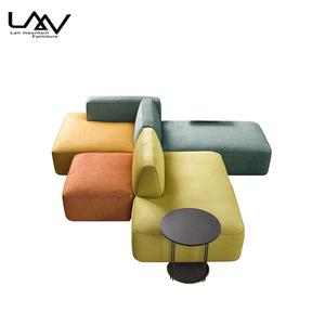 Ensemble de canapés à cadre en bois pour salon d'hôtel, meubles de salon modulaires, boutique de villa, <span class=keywords><strong>liberté</strong></span>, Offre Spéciale - Product Image 6