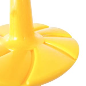 Conception debout de protection du cou de siège de balançoire à disque rond robuste pour les parcs extérieurs Gymnases Écoles Hôpitaux Cours Matériau PE - Product Image 3