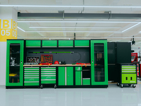 LUTRO - Atelier modulaire pour véhicules à énergie nouvelle - Poste de travail combiné avec armoire à outils pour atelier automobile