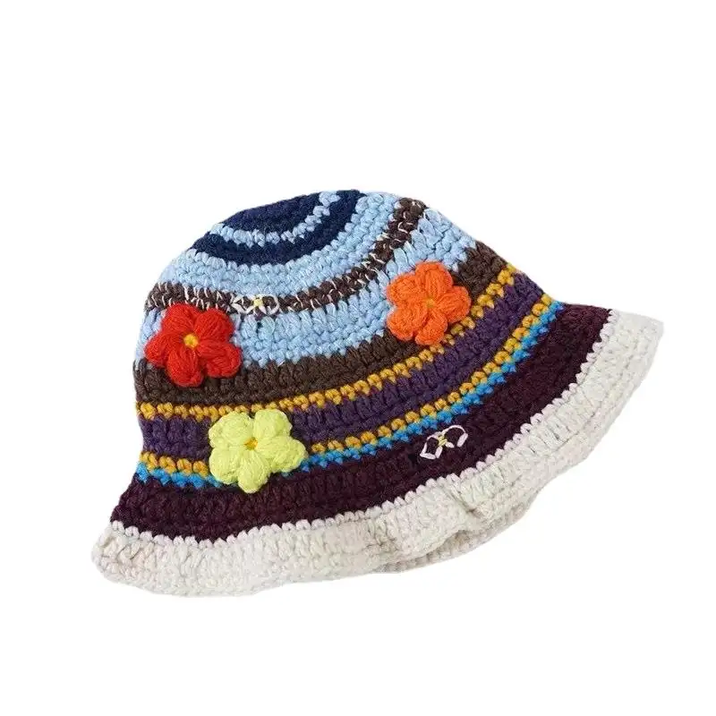 قبعة صياد كلاسيكية مصنوعة يدوياً منسوجة للخريف والشتاء