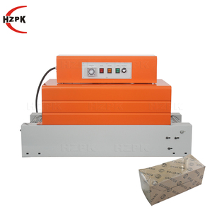 HZPK BS-260 Semi Automatic <b>Small</b> <b>Box</b> Heat Tunnel Shrink Sleeving Wrapping Labeling <b>Packaging</b> Machine - Product Image 1