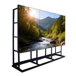 จอวิดีโอวอลล์ LCD <span class=keywords><strong>LG</strong></span> 55 นิ้ว ไร้ขอบ 3.5 มม. แบบต่อเนื่อง 2x3 3x3 4x4 สำหรับแสดงผลโฆษณาเชิงพาณิชย์ - Product Image 1