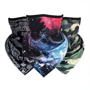 Masque facial carré de camouflage anti-UV pour le cyclisme, la pêche en extérieur, respirant, anti-gouttelettes, imprimé, cache-cou en polyester pour l'été - Product Image 1