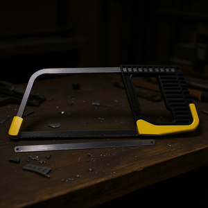 Sierra de arco con marco metálico y hoja de acero de 12 pulgadas para cortar metal - Product Image 3