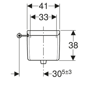AP123 White Single-<b>Button</b> Backpack Flushing Concealed <b>Toilets</b> Modern Dual-<b>Flush</b> Concealed Cistern PP Material - Product Image 5
