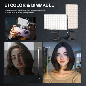 Lampe à selfie magnétique MagSafe pour iPhone – Lumière d'appoint LED rechargeable, CRI≥95, 5 températures de couleur, lumière vidéo portable pour Vlog - Product Image 3