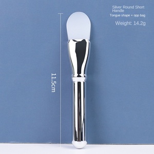 Masque <span class=keywords><strong>de</strong></span> boue en <span class=keywords><strong>silicone</strong></span> <span class=keywords><strong>de</strong></span> qualité alimentaire, brosse portable, court, manche en plastique, <span class=keywords><strong>fond</strong></span> <span class=keywords><strong>de</strong></span> <span class=keywords><strong>teint</strong></span> doux pour la beauté du visage et <span class=keywords><strong>applicateur</strong></span> <span class=keywords><strong>de</strong></span> masque facial - Product Image 6