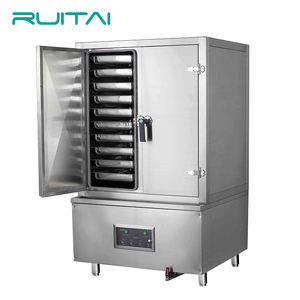 RUITAI معدات طهي تجارية من الفولاذ المقاوم للصدأ تعمل بالغاز الكهربائي للمطاعم ، خزانة أرز بخارية معدنية من المصنع مباشرة - Product Image 2