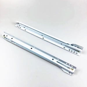 Cầu Trượt Ngăn Kéo Kiểu <span class=keywords><strong>FGV</strong></span> Phủ Điện Theo Yêu Cầu Của Nhà Máy Với Cầu Trượt Ngăn Kéo Bánh Xe Ni Lông Màu Trắng - Product Image 3