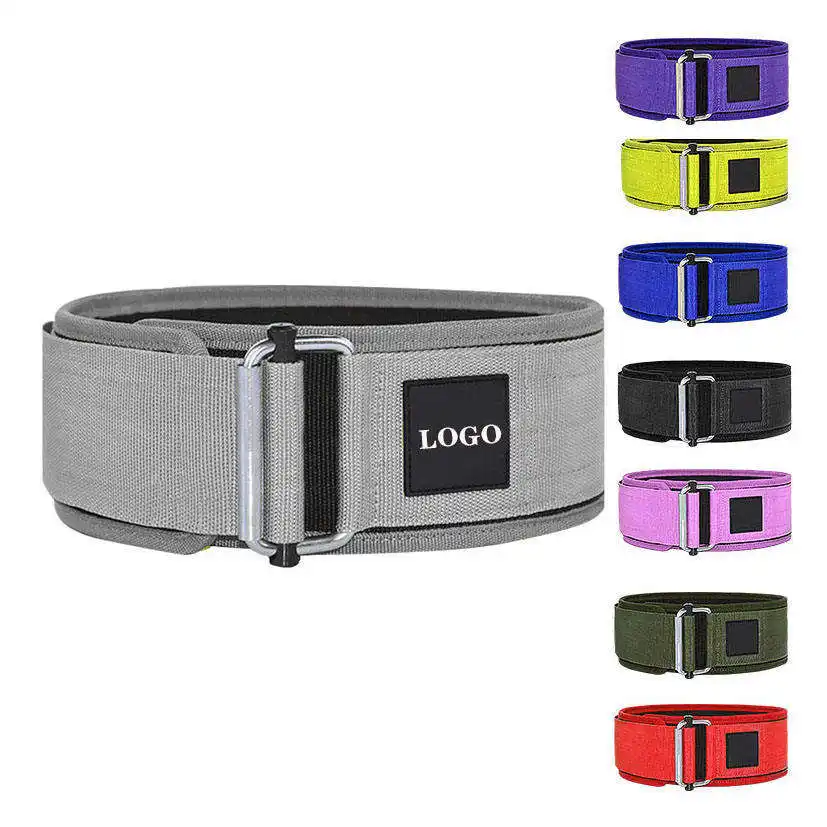 Self-locking Buckle Adjustable Power Lifting Belt 100% Premium Gym Training Belts Custom Weight Lifting Belt