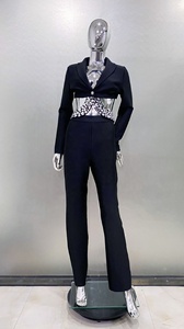 <span class=keywords><strong>Ensemble</strong></span> bandage pour <span class=keywords><strong>femme</strong></span> avec diamants <span class=keywords><strong>de</strong></span> luxe sexy, veste courte dos nu et <span class=keywords><strong>pantalon</strong></span> crayon 2 pièces, tenue <span class=keywords><strong>de</strong></span> <span class=keywords><strong>soirée</strong></span> - Product Image 5