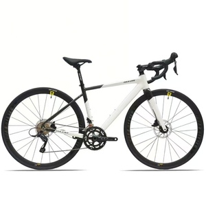 Vélo de route 700C, fourche en fibre de carbone, axe traversant, aluminium léger, 20 vitesses, frein à disque hydraulique, vélo de course - Product Image 2