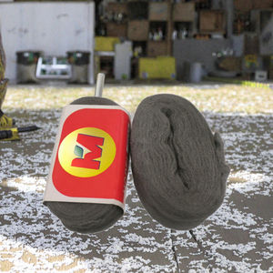 Rouleau <span class=keywords><strong>de</strong></span> <span class=keywords><strong>laine</strong></span> d'acier inoxydable <span class=keywords><strong>de</strong></span> qualité supérieure 100g, tampon abrasif <span class=keywords><strong>de</strong></span> polissage et <span class=keywords><strong>de</strong></span> nettoyage, dureté OEM/OBM pour surfaces en bois, métal, <span class=keywords><strong>verre</strong></span> et automobiles - Product Image 3