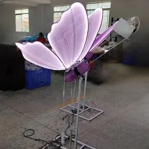 New Design Motorized LED Butterfly Walkway For Wedding Decoration Window Display And Party Stage Decoration