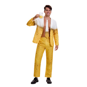 Traje de Cerveza con Degradado Amarillo para Mujer, Disfraz de Lujo para Fiesta de San Patricio Irlandés - Product Image 2